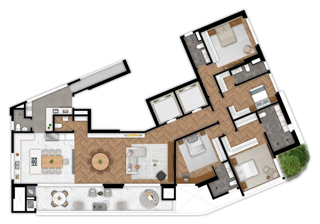 Planta 280 m� - 26� ao 47�