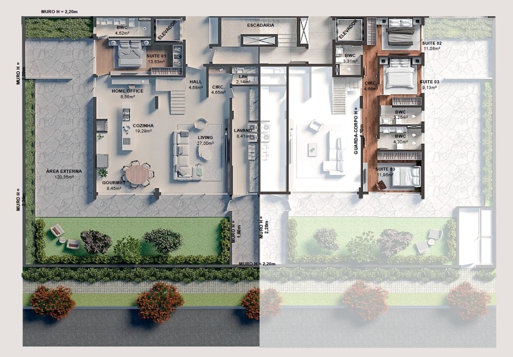 Garden 4 dorm 304m²