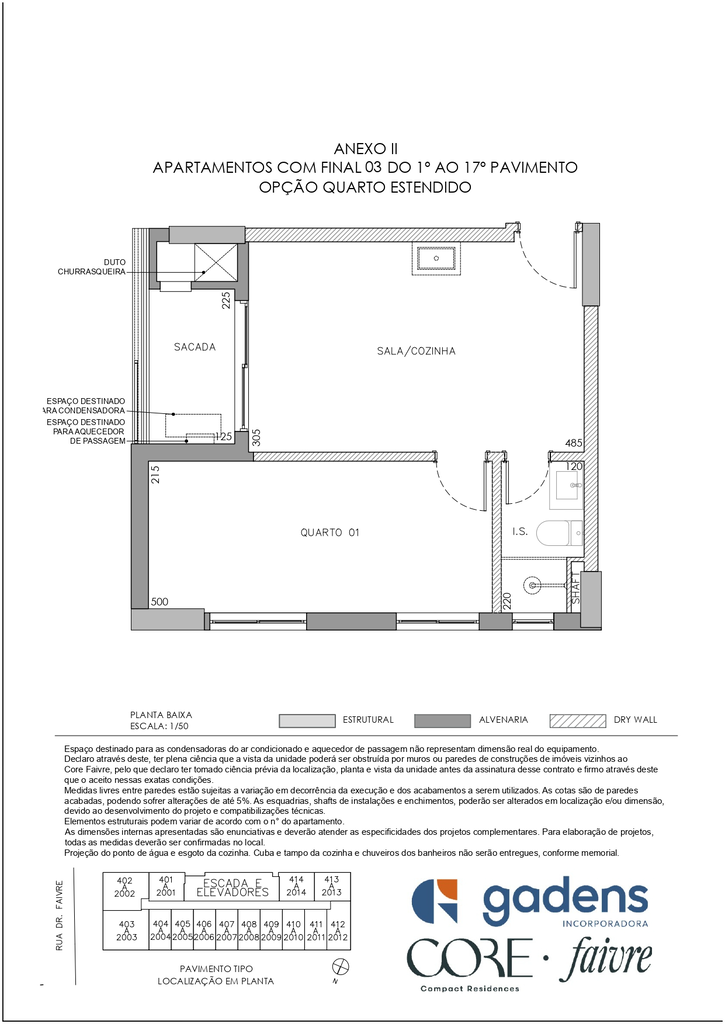 Planta opção quarto estendido - Final 03