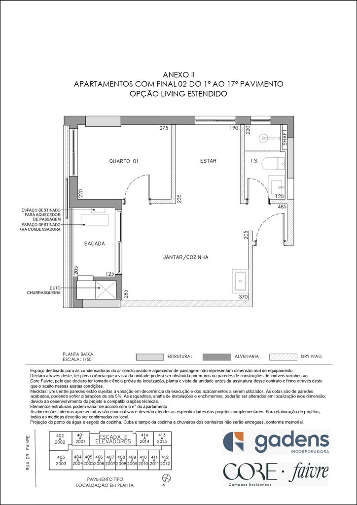 Planta opção living estendido - Final 02